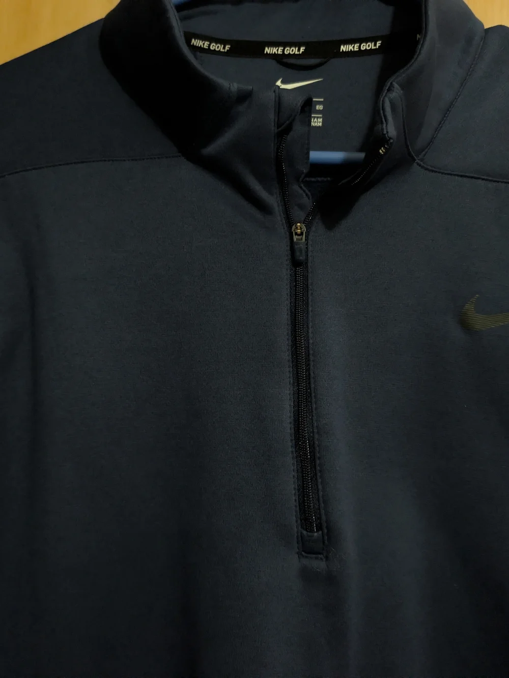 Nike Navy Blue Quarter-Zip Performance Pullover